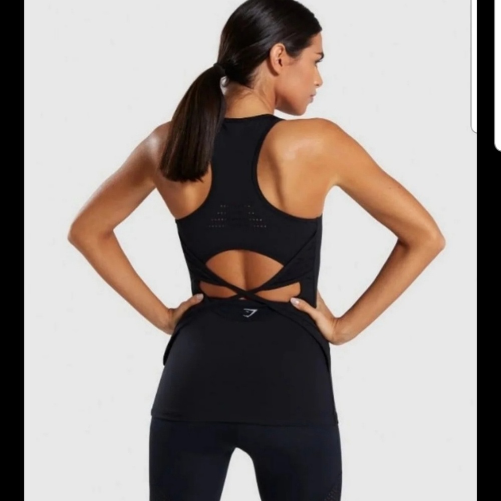 Gymshark black tank SZ.XS